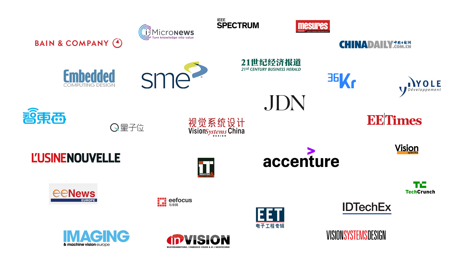 Press Mentions Prophesee Press Mentions Prophesee - SME, Accenture, EE Times, IDTechEx, TechCrunch